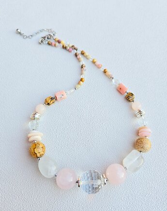 Stopniowany Naszyjnik Pastele z Jaspisem, ILEA