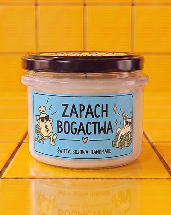 Zapach Bogactwa- ręcznie robiona świeca sojowa
