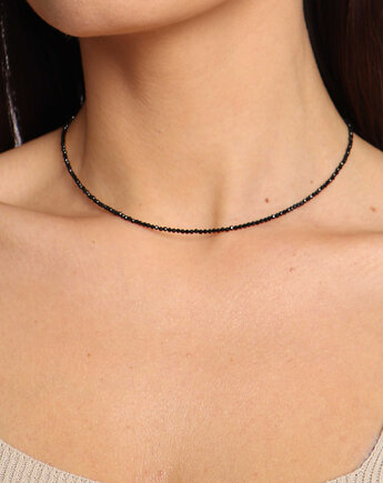 Naszyjnik choker z kamieni naturalnych spineli