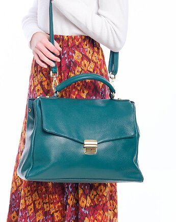 Torba Skórzana - Aktówka w stylu vintage (6971)