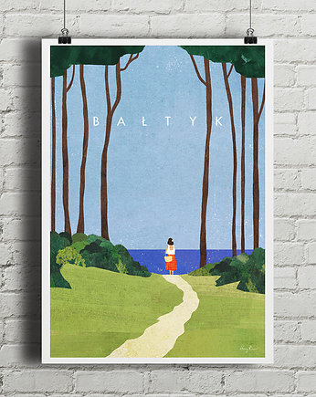 Plakat Bałtyk - na plażę