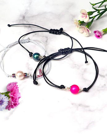 KOMPLET BRANSOLETEK Z PERŁAMI jako śliczny prezent, Chodelska Art Studio