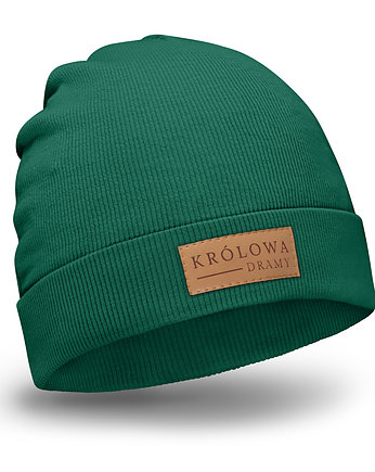 Czapka z naszywką KRÓLOWA DRAMY - zielony, bubalove