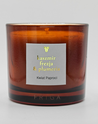 KWIAT PAPROCI - Kaszmir Frezja Plumeria - świeca rzepakowa