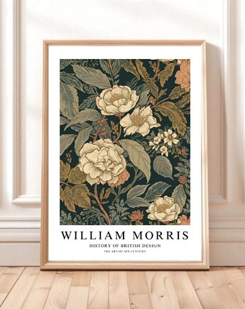 PLAKAT  dekoracyjny William Morris kwiaty