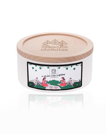 W dzikie wino zaplątani - kominkowa świeca rzepakowa, Dzikilas