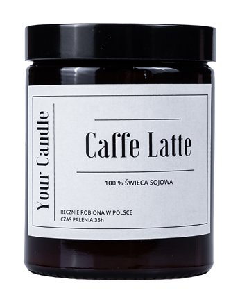 ŚWIECA SOJOWA CAFFE LATTE 180ml- Your Candle