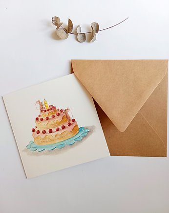 Kartka  Tort