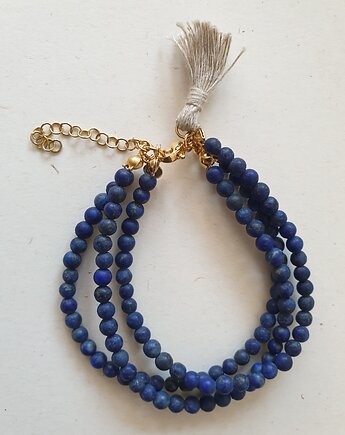 Bransoletka TRIO lapis lazuli