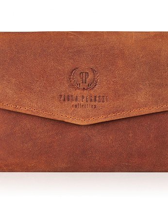 PORTFEL DAMSKI VINTAGE SKÓRA PAOLO PERUZZI T-35-OR
