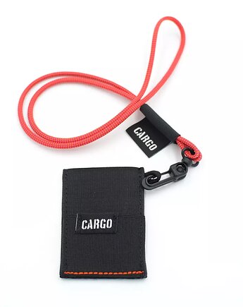 Zestaw Card Holder Black ze smyczą Blood Moon