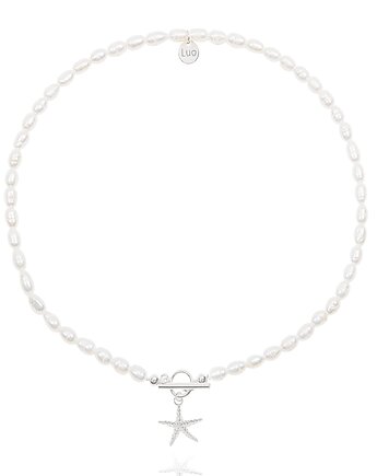 Naszyjnik z naturalnych pereł z rozgwiazdą, LUO