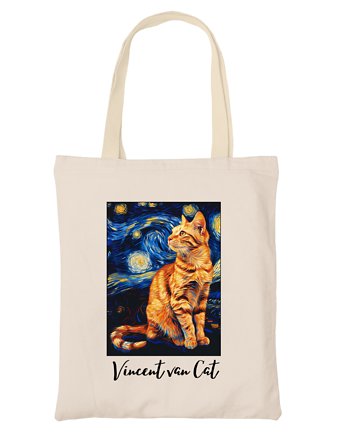 Torba kot Van Gogh sztuka kociara