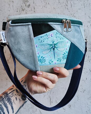Nerka półksiężyc ważka patchwork
