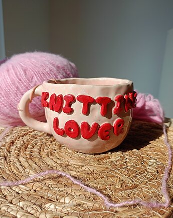 Ceramiczny kubek ,,Knitting Lover"