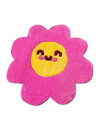 Dywan "wesoły kwiatuszek" różowy, Cotton Carpet