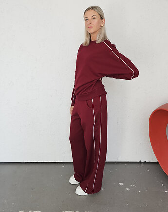 Kai komfortowy komplet z lamówką cherry