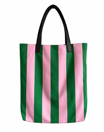 Torba Mr.m Line x SOWE zielona - uszy skóra naturalna