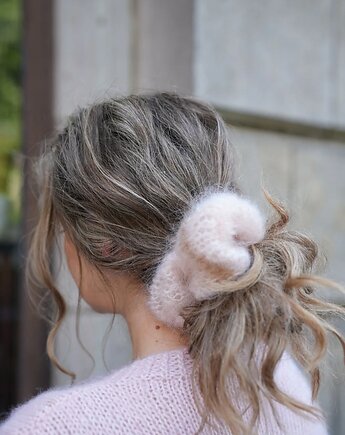Scrunchie Miki, gumka do włosów, handmade