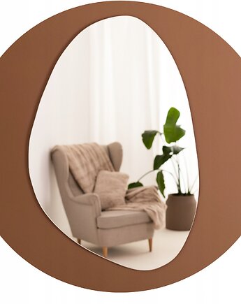 LUSTRO PLAMA NIEREGULARNE 70x52CM ŚCIENNE NOWOCZESNE SALON POKÓJ ŁAZIENKA