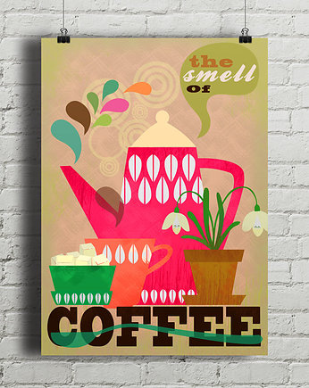 The Smell of Coffee - plakat giclee