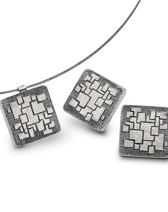 Komplet biżuterii oksydowanej, Ade Art