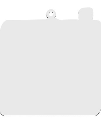 Domek Drewniany dla Dzieci BIAŁY na Święta Bombka Choinkowa do Malowania, smxdsgn