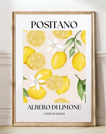TRAVEL POSTER Positano Amalfi Włochy dekoracja ścienna