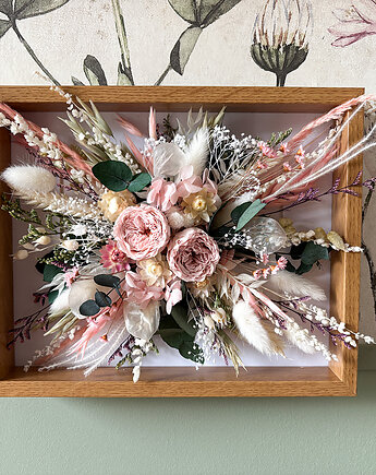 Dekoracyjna ramka z wiecznymi różami, BloomyConcept