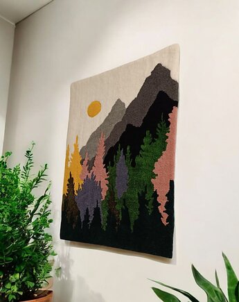 Dywan krajobraz górski, Cotton Carpet