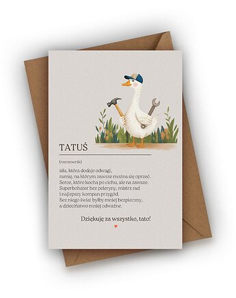 Kartka na Dzień Taty- Tatuś