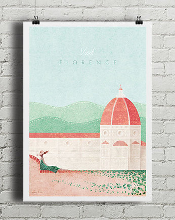Florencja - vintage plakat