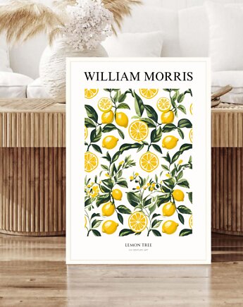 William Morris plakat cytryny dekoracja ścienna
