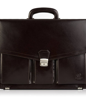 TECZKA MĘSKA ZE SKÓRY NATURALNEJ PAOLO PERUZZI  T-80-BR, Paolo Peruzzi