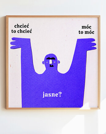 Plakat Chcieć i móc