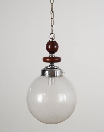 Lampa wisząca, szkło Murano, włoski design, lata 70, produkcja: Włochy