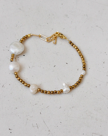 Bransoletka Hematyt i Perły, Chmolowska Jewellery
