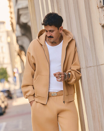 Bluza z kapturem PUFFA ZIP Honey męska