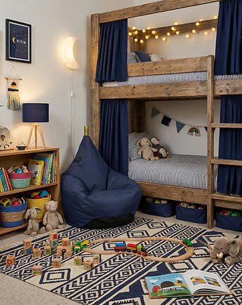 Puf TIPI OSKAR PEREK granatowy