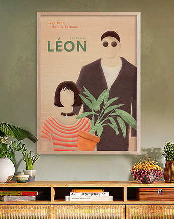 Plakat Leon zawodowiec - fine art
