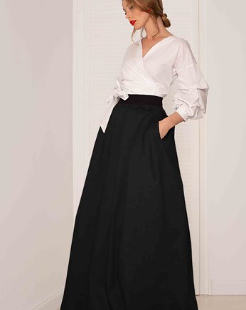 CZARNA SPÓDNICA Maxi