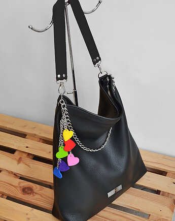 Skórzany worek na ramię, modeMania