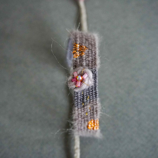 bransoletki - inne Tkana bransoletka boho - mglisty poranek