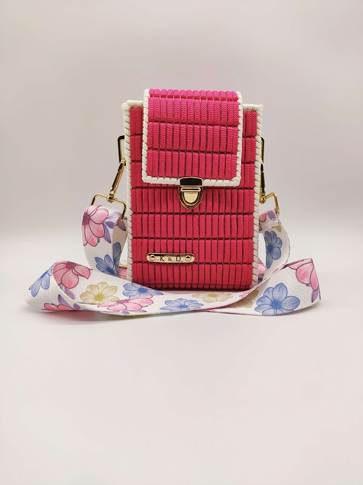 torebki mini Case na telefon - malinowy