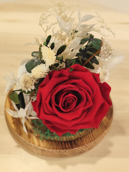 dodatki - różne Wieczna róża w szkle romantyczny prezent dla kobiety