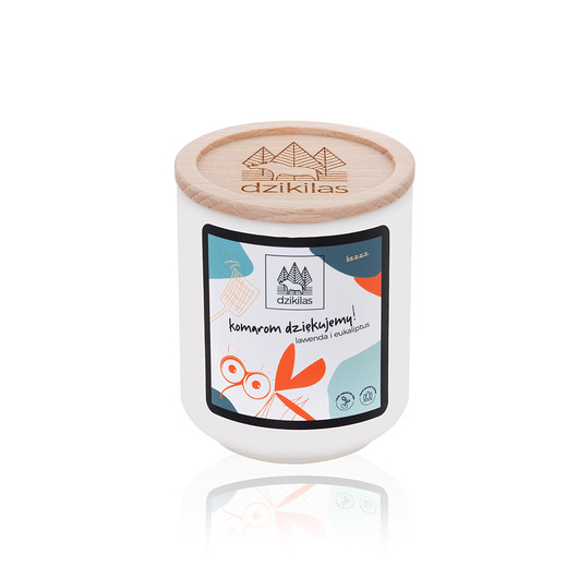 świece zapachowe Komarom dziękujemy! -S - mała świeca rzepakowa