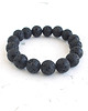 bransoletki z kamieni naturalnych Lawa Czarna 12 mm Bransoletka 1