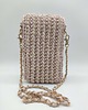 torebki mini Case na telefon - słodki róż (złoty glitter) 3