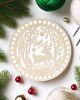 dekoracje świąteczne Baza do Szydełkowania ze Sklejki OKRĄG 20 cm Dno do Torebki Spód Podstawa 1