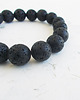 bransoletki z kamieni naturalnych Lawa Czarna 12 mm Bransoletka 3